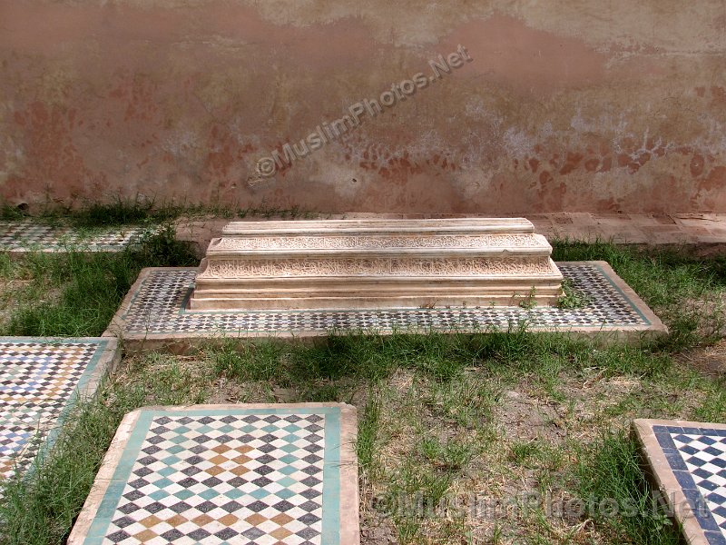 Grave at the Saadian tombs